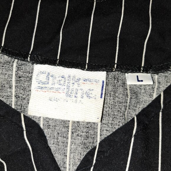 Vintage 80's/90's Chalk Line Pinstripe Chicago White Sox L Starter Style Jersey - Picture 2 of 9